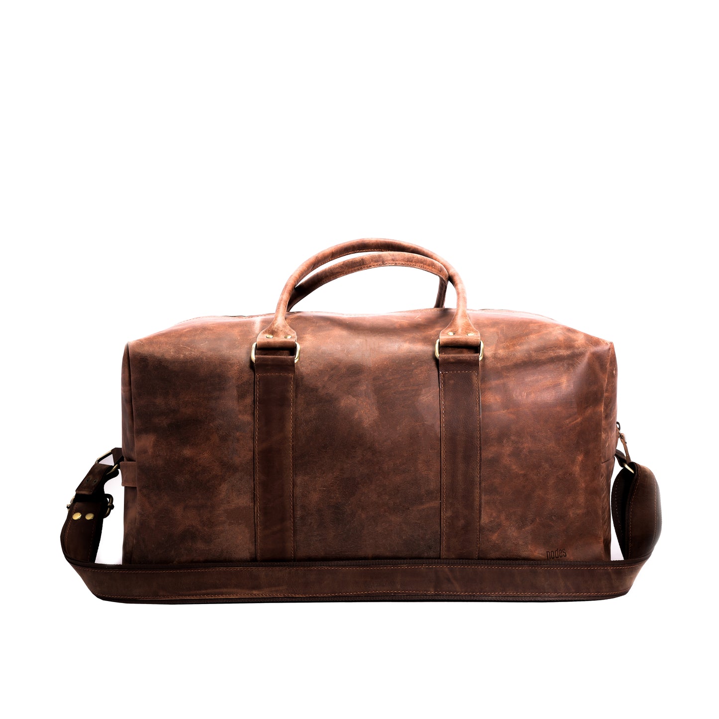The Vagabond - Leather Cuboid Duffle Bag