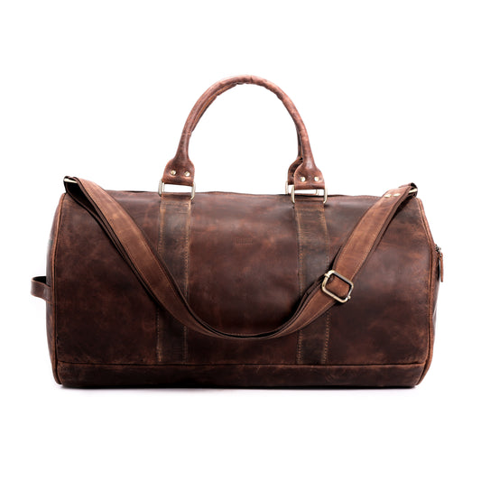 The Ranger - Cylindrical Leather Duffle Bag