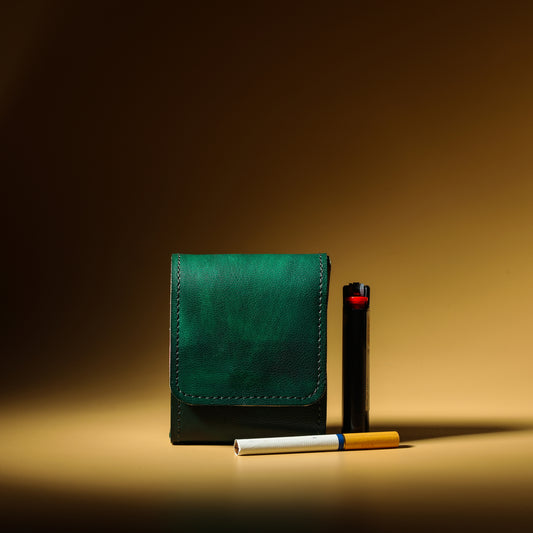 sobo classic - cigarette case with lighter Emerald Sea