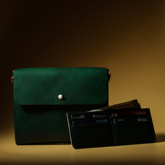 tabloid Mini - Messenger Bag Emerald Sea