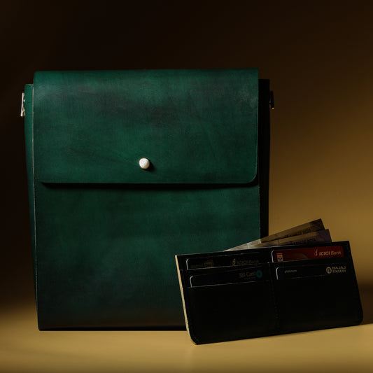 tabloid - Messenger Bag Emerald Sea