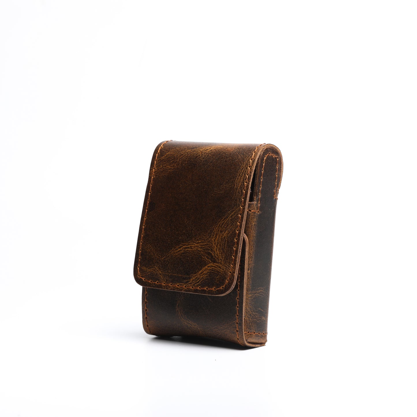 sobo classic - Leather Cigarette Case With Lighter Pocket