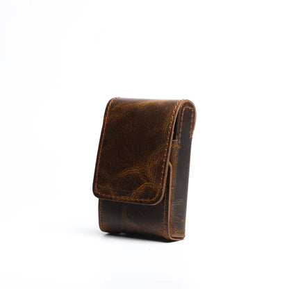 sobo classic - Leather Cigarette Case With Lighter Pocket