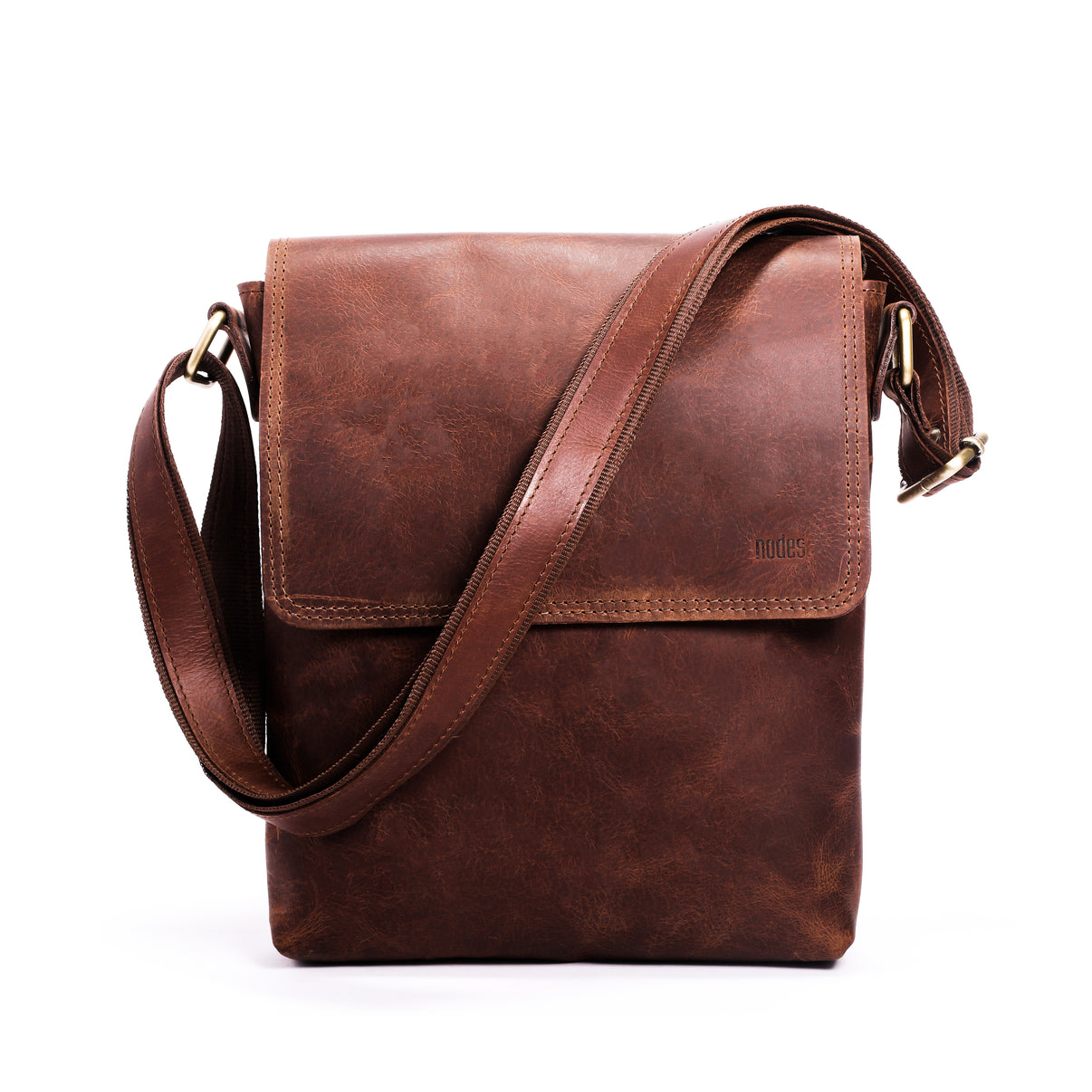 The Messenger - Leather Sling Bag – Nodes