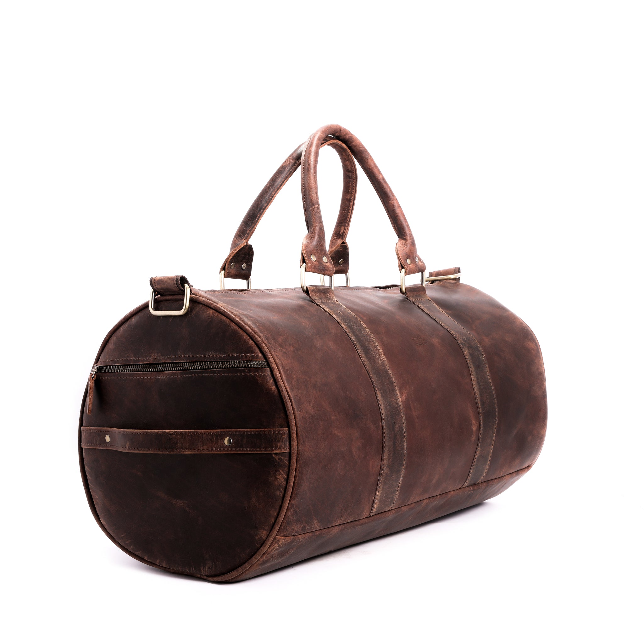The Ranger - Cylindrical Leather Duffle Bag – Nodes