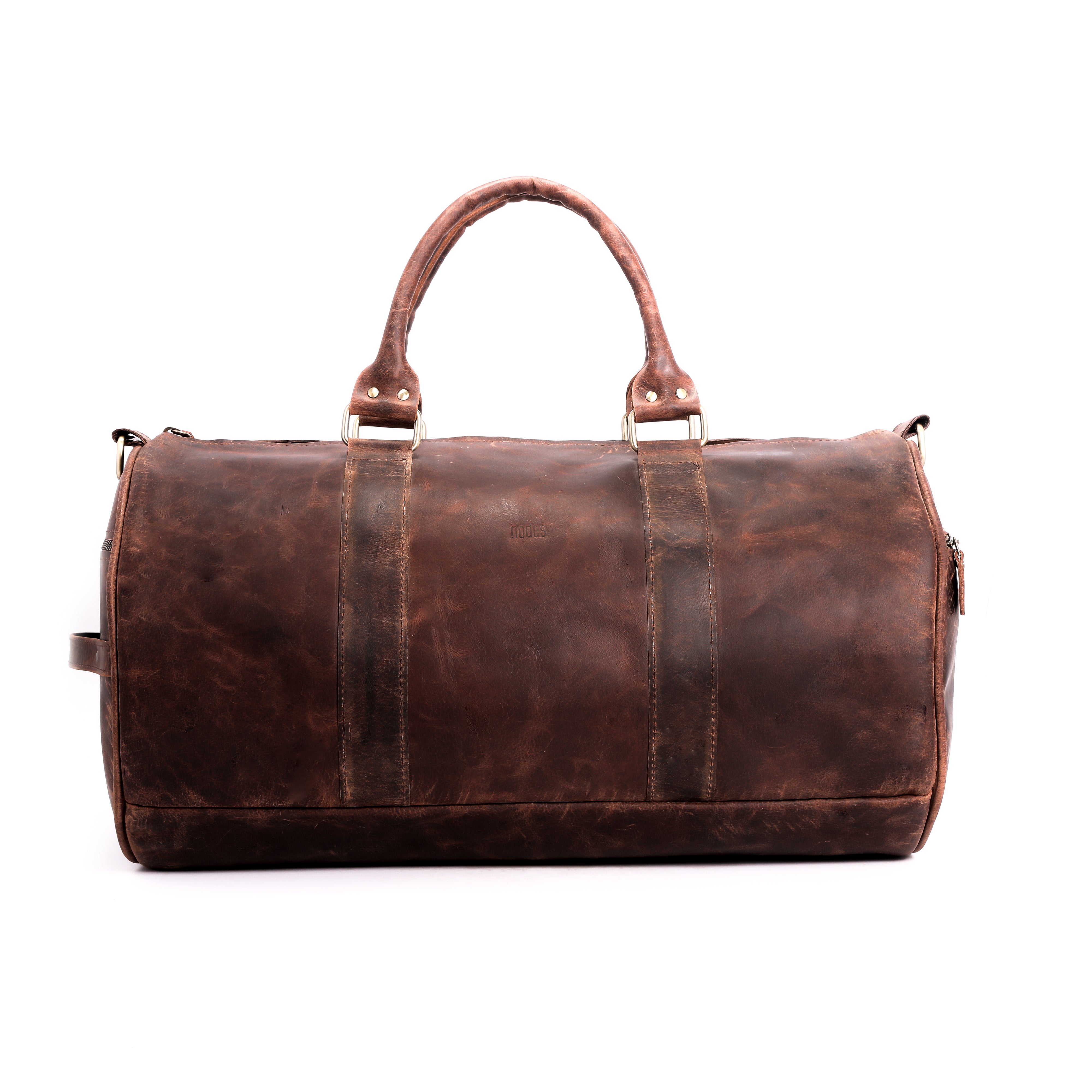 The Ranger - Cylindrical Leather Duffle Bag – Nodes