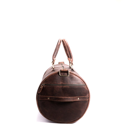 The Ranger - Cylindrical Leather Duffle Bag