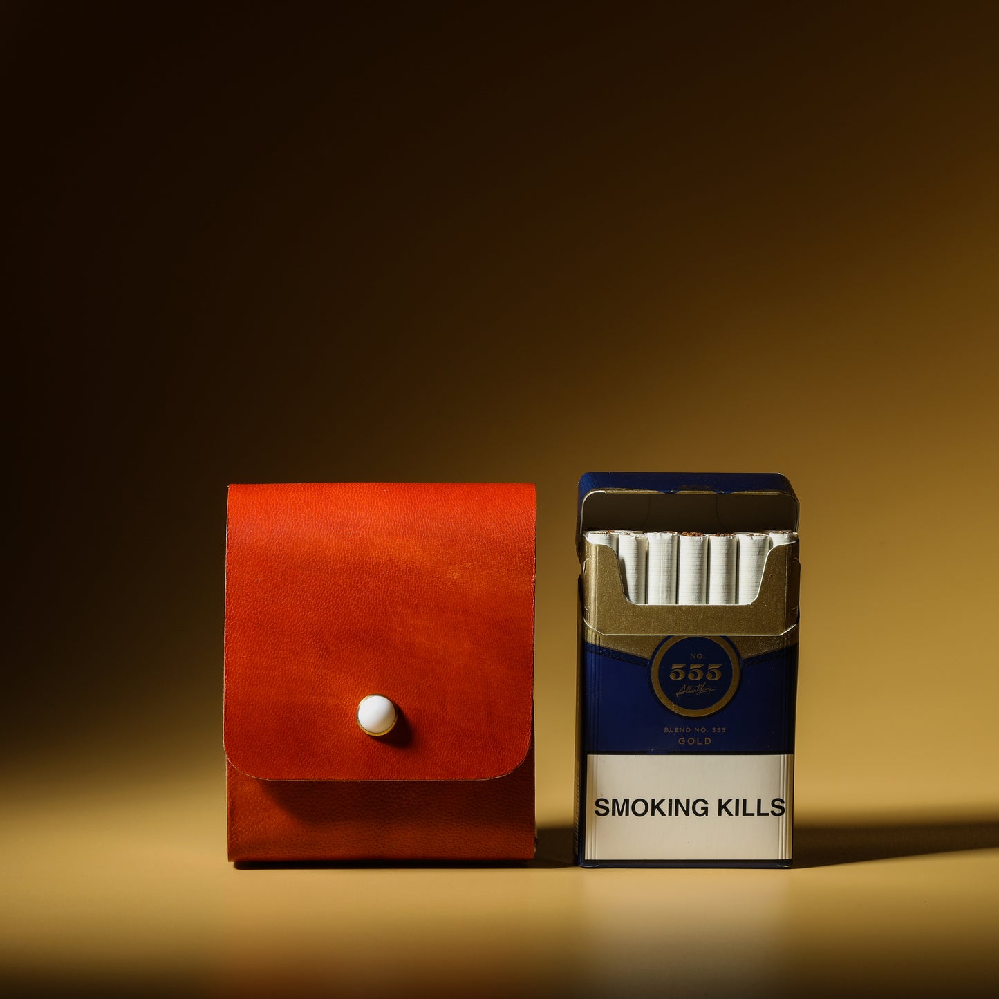 sobo - cigarette case with lighter Earthen hue