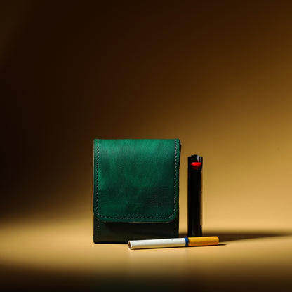 sobo classic - cigarette case with lighter Emerald Sea