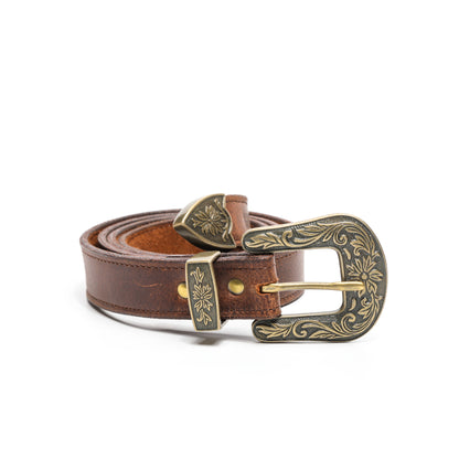Vintage - Leather Unisex Belt